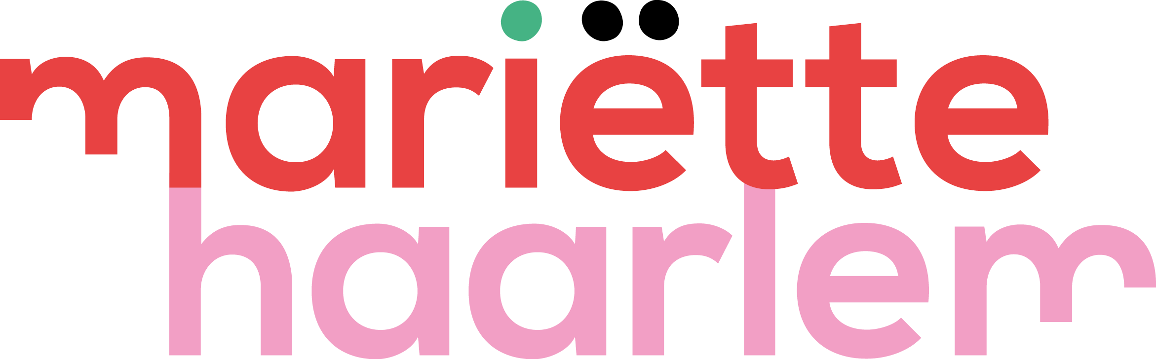 Mariette Haarlem logo roze rood